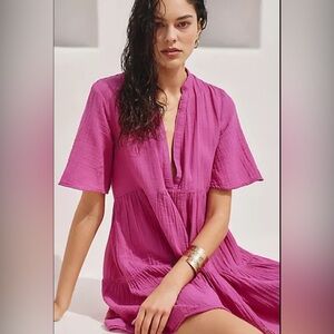 Anthropologie The Kallie Flowy Fress
